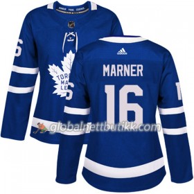 Toronto Maple Leafs Hockeydrakt Mitchell Marner 16 2017-2018 Blå Adidas Authentic - Dame
